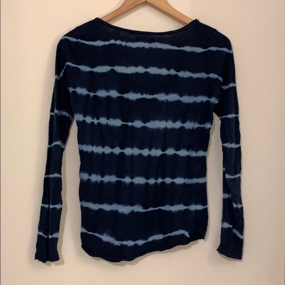Lucky Brand Blue Tie Dye Top - Picture 6 of 8